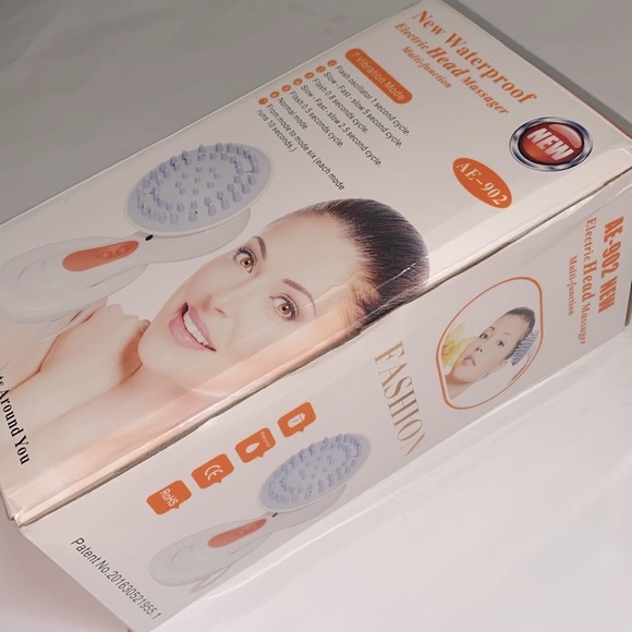 CNAIER AE-902 Multi-functional Electric Head Massager w/ 7 Vibration Modes, NIB - Picture 9 of 10